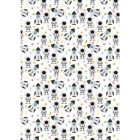 Űrhajók és űrhajósok csillagokkal, holdakkal