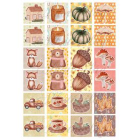 Memóriakártya - őszi figurákkal