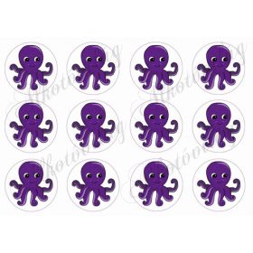 Lila polipok körökben koraszülött jelkép