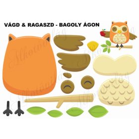 Vágd és ragaszd-BAGOLY ÁGON
