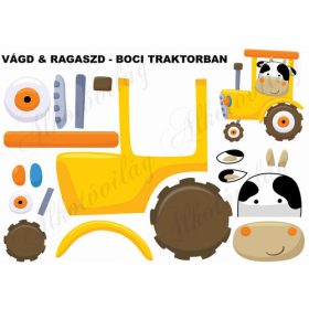 Vágd és ragaszd-BOCI TRAKTORBAN