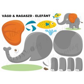 Vágd és ragaszd-ELEFÁNT