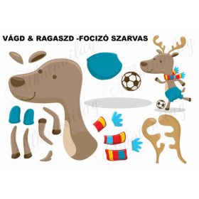Vágd és ragaszd-FOCIZÓ SZARVAS