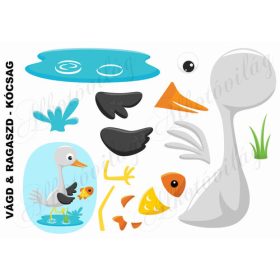 Vágd és ragaszd-KÓCSAG