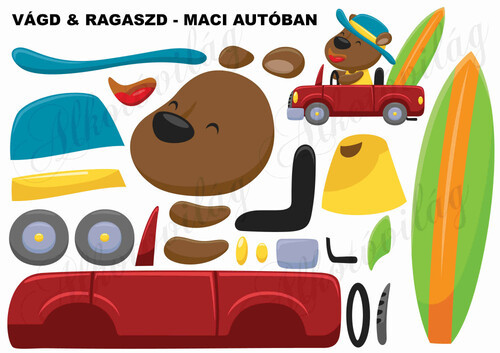 Vágd és ragaszd-MACI AUTÓBAN