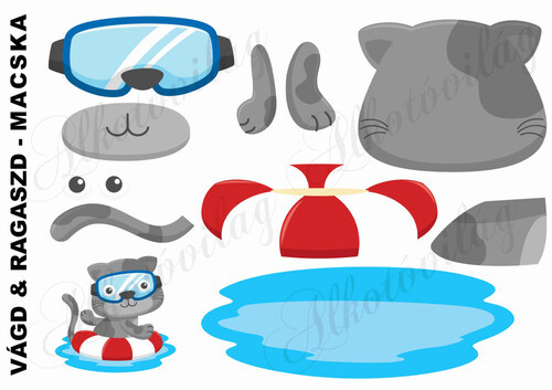 Vágd és ragaszd-MACSKA