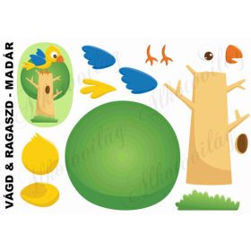 Vágd és ragaszd-MADÁR