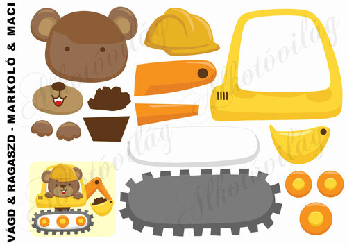 Vágd és ragaszd-MARKOLÓ & MACI