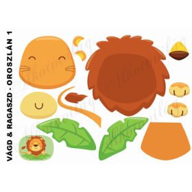 Vágd és ragaszd-OROSZLÁN 1