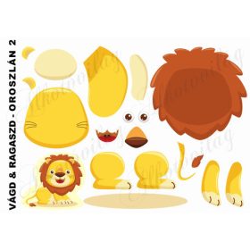 Vágd és ragaszd-OROSZLÁN 2