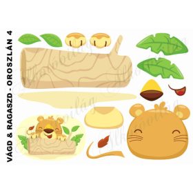 Vágd és ragaszd-OROSZLÁN 4