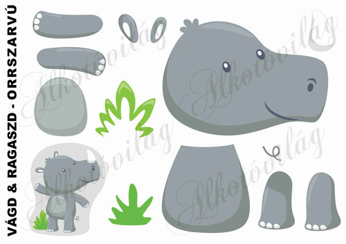 Vágd és ragaszd-ORRSZARVÚ