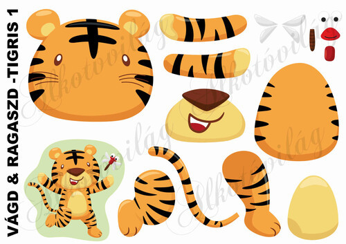 Vágd és ragaszd-TIGRIS 1