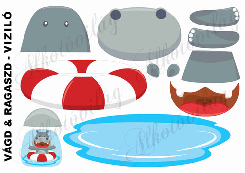 Vágd és ragaszd-VIZILÓ