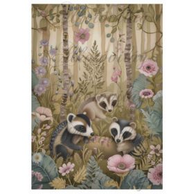 Woodland - cuki borzok 20 x 28 cm