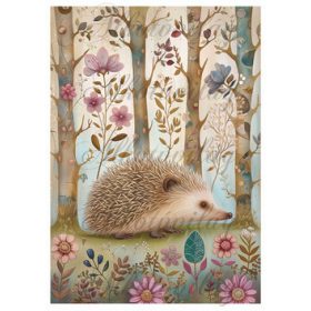 Woodland - cuki süni 20 x 28 cm
