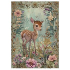 Woodland - cuki őzike 20 x 28 cm