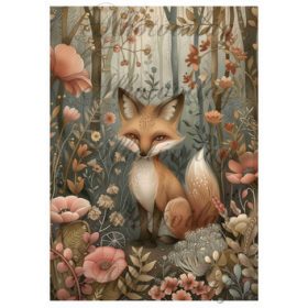 Woodland - róka 20 x 28 cm