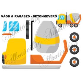 Vágd és ragaszd- BETONKEVERŐ