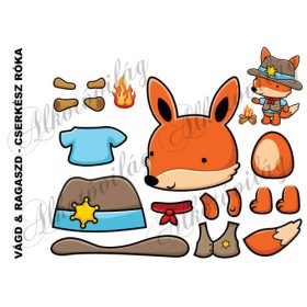 Vágd és ragaszd- CSERKÉSZ RÓKA