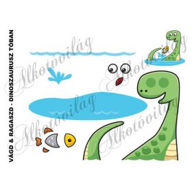 Vágd és ragaszd- DINOSZAURUSZ TÓBAN
