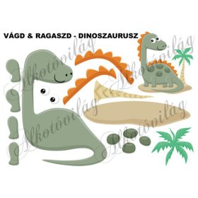 Vágd és ragaszd- DINOSZAURUSZ