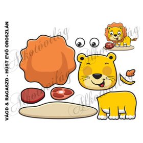 Vágd és ragaszd- HÚST EVŐ OROSZLÁN