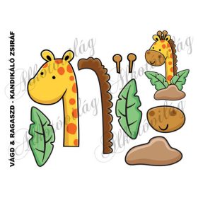 Vágd és ragaszd- KANDIKÁLÓ ZSIRÁF