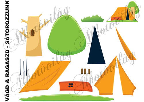 Vágd és ragaszd- SÁTOROZZUNK