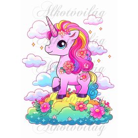 Párnablokk-vászontáska blokk unikornissal 3