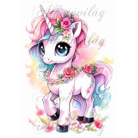 Párnablokk-vászontáska blokk unikornissal 6