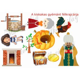 A kiskakas gyémánt félkrajcárja - meseszereplők