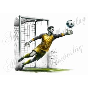   Párnablokk - vászontáska blokk - Focikapuval és kapussal - kb. 21 x 19 cm