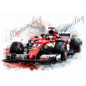 Párnablokk - vászontáska blokk - Piros versenyautó 2