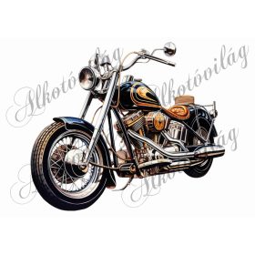 Párnablokk - vászontáska blokk Harley motorkerékpár