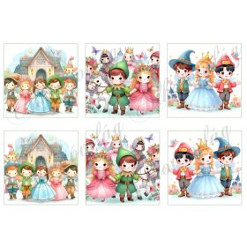 Mesejelenetek 9x9 cm-es négyzetekben