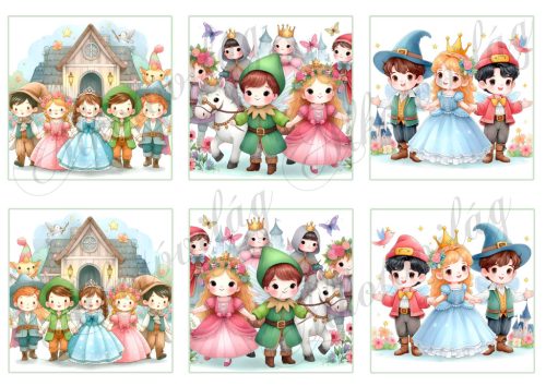 Mesejelenetek 9x9 cm-es négyzetekben