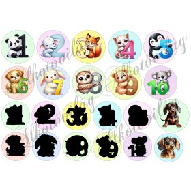 Számok kedves állatkákkal