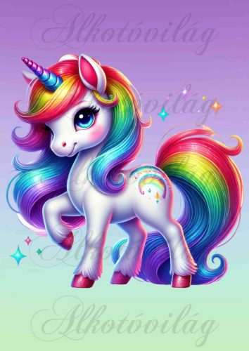 Unikornis színesben 10 - PÁRNABLOKK, VÁSZONTÁSKA BLOKK, PATCHWORK BLOKK, UZSONNÁSTASAK BLOKK