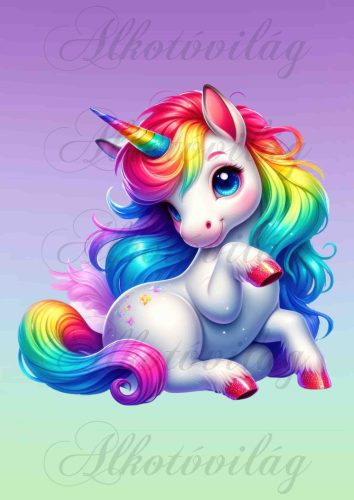 Unikornis színesben 7 - PÁRNABLOKK, VÁSZONTÁSKA BLOKK, PATCHWORK BLOKK, UZSONNÁSTASAK BLOKK