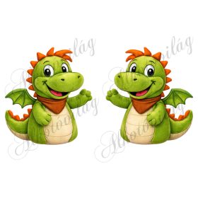   Süsü barátja plüss hatással, cuki sárkány 14,5 x 13 cm