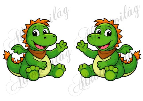 Süsü barátja, cuki sárkány 13,5 x 13 cm