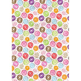 Színes fánkok szívekkel