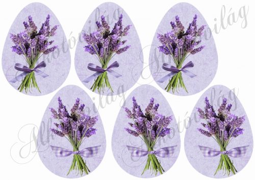 purple eggs with lavender