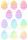 Szivárvány színű pöttyös tojások