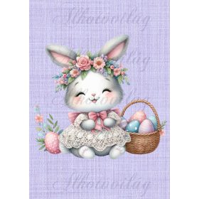   Cuki nyuszi szövet háttérrel 5- PÁRNABLOKK, TÁSKABLOKK, TAKARÓBLOKK, UZSONNÁS TASAK BLOKK, PATCHWORK BLOKK