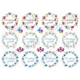   Koszorúk feliratokkal anyák napjára - KERESZTANYU SZERETLEK KICSIBEN