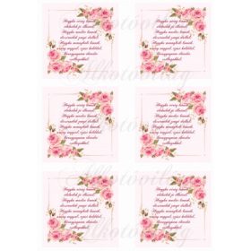 Anyáknapi rózsás négyzetek