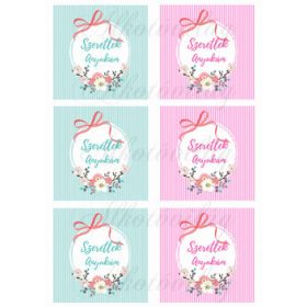 Szeretlek Anyukám csíkos háttérrel