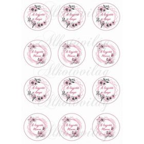   A LEGJOBB ANYA- A LEGJOBB MAMA feliratos koszorúk kismadárral KICSIBEN